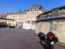 Euro-Diversion 2013 La vuelta a Europa en Moto.ETAPA 6 Versalles-Brujas. En el Palacio de Versalles